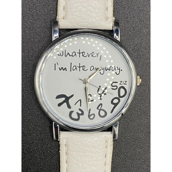 ZIZ Whatever, I'm Late Anyway Women's Watch - Free Shipping - Picture 1 of 4